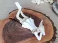 Aniołek Dixie - biały -  15 cm figurka dekoracyjna gipsowa