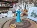 Aniołek Eva - turkus -  15 cm figurka dekoracyjna gipsowa