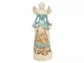 Anioł Anna - miętowy -  35 x 15 cm figurka dekoracyjna gipsowa