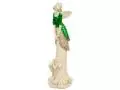 Anioł Annabel - zielony -  35 x 15 cm figurka dekoracyjna gipsowa