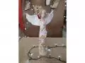 Anioł Celine - biały -  35 x 18 cm figurka dekoracyjna gipsowa