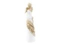 Anioł Charlotte - biały -  32 x 15 cm figurka dekoracyjna gipsowa