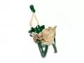 Aniołek Dixie - zielony -  15 cm figurka dekoracyjna gipsowa