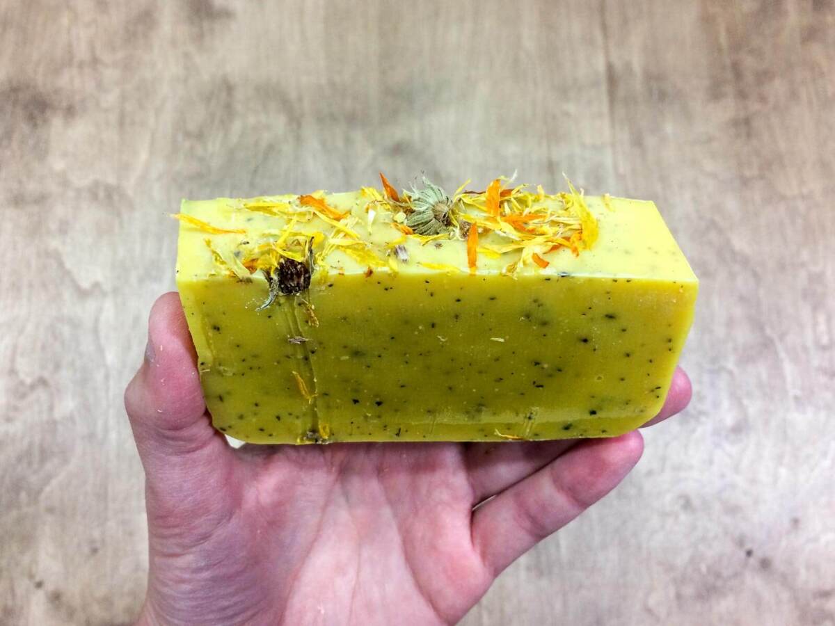 Mydło pokrzywa i nagietek - 120 g ręcznie robione