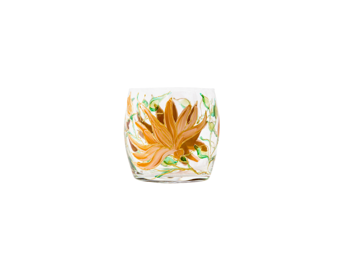 Świecznik Lilie S + Świeca - 8 x 7 cm