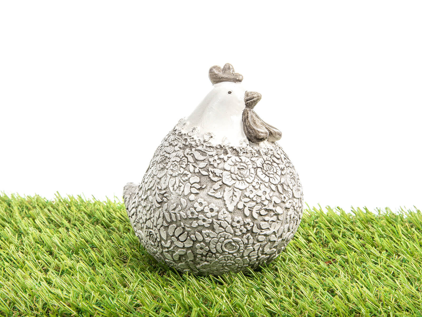 Kwoczka wielkanocna (Szara) - 13 x 13 cm ozdoba wielkanocna