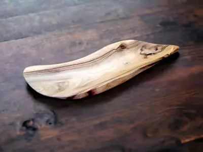 Misa drewniana unikat orzech -  ozdoba z drewna ręcznie robiona
