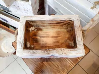 Pudełko drewniane A - motywy ludowe -  29 x 20 x 14 cm ozdoba z drewna