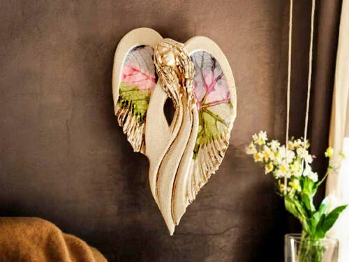 Anioł Cynthia Art  -  30 x 17 cm figurka dekoracyjna gipsowa