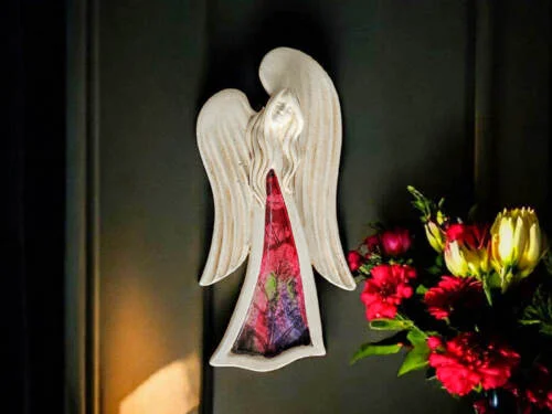 Anioł Gaja Art  -  28 x 12 cm figurka dekoracyjna gipsowa