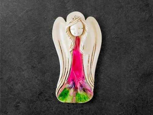 Liolinka Lilionka Art Leaf  -  14 x 9 cm figurka dekoracyjna gipsowa