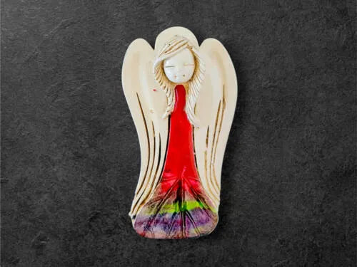 Liolinka Lilionka Art Leaf  -  14 x 9 cm figurka dekoracyjna gipsowa