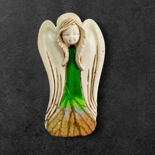 Liolinka Lilionka Art Leaf  -  14 x 9 cm figurka dekoracyjna gipsowa