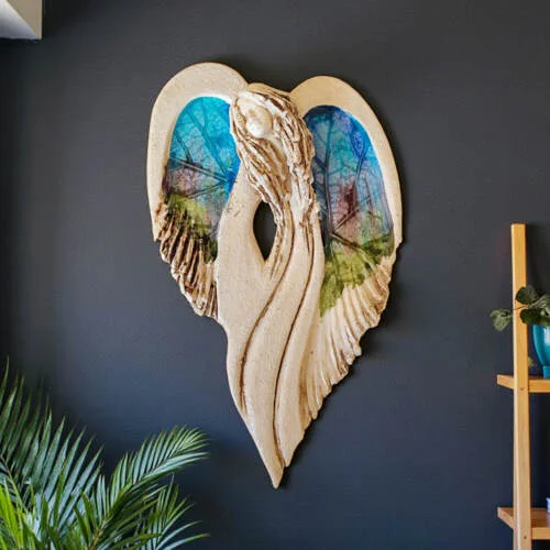 Anioł Cynthia Art  -  30 x 17 cm figurka dekoracyjna gipsowa