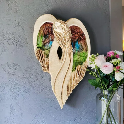 Anioł Cynthia Art Leaf -  30 x 17 cm figurka dekoracyjna gipsowa