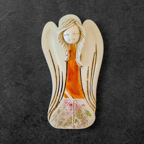 Liolinka Lilionka Art Leaf  -  14 x 9 cm figurka dekoracyjna gipsowa