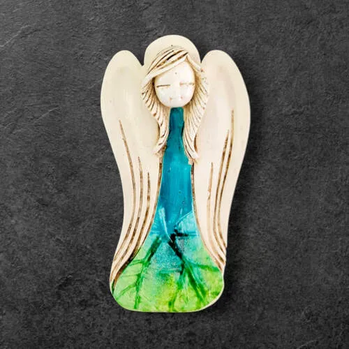 Liolinka Lilionka Art Leaf  -  14 x 9 cm figurka dekoracyjna gipsowa