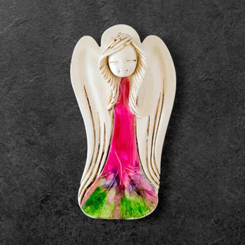 Liolinka Lilionka Art Leaf  -  14 x 9 cm figurka dekoracyjna gipsowa