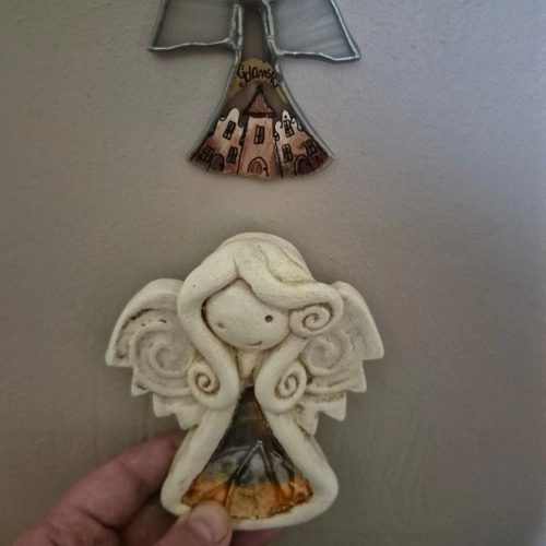 Liolinka Niunia Art -  10 x 7 cm figurka dekoracyjna gipsowa
