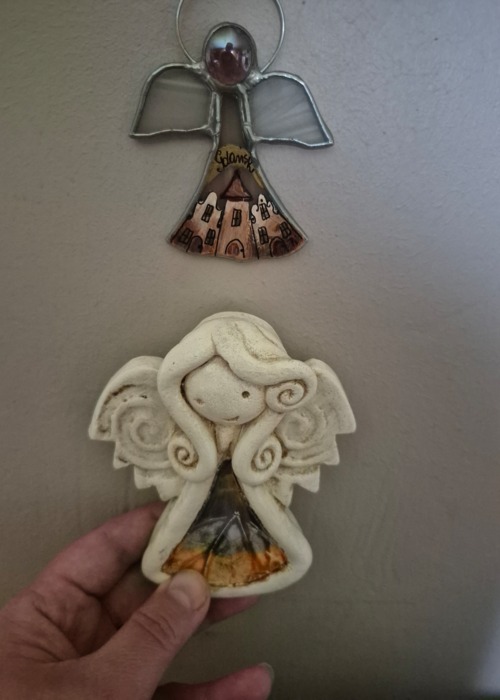 Liolinka Niunia Art -  10 x 7 cm figurka dekoracyjna gipsowa