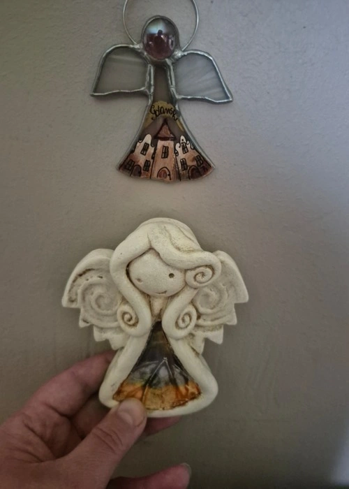 Liolinka Niunia Art -  10 x 7 cm figurka dekoracyjna gipsowa