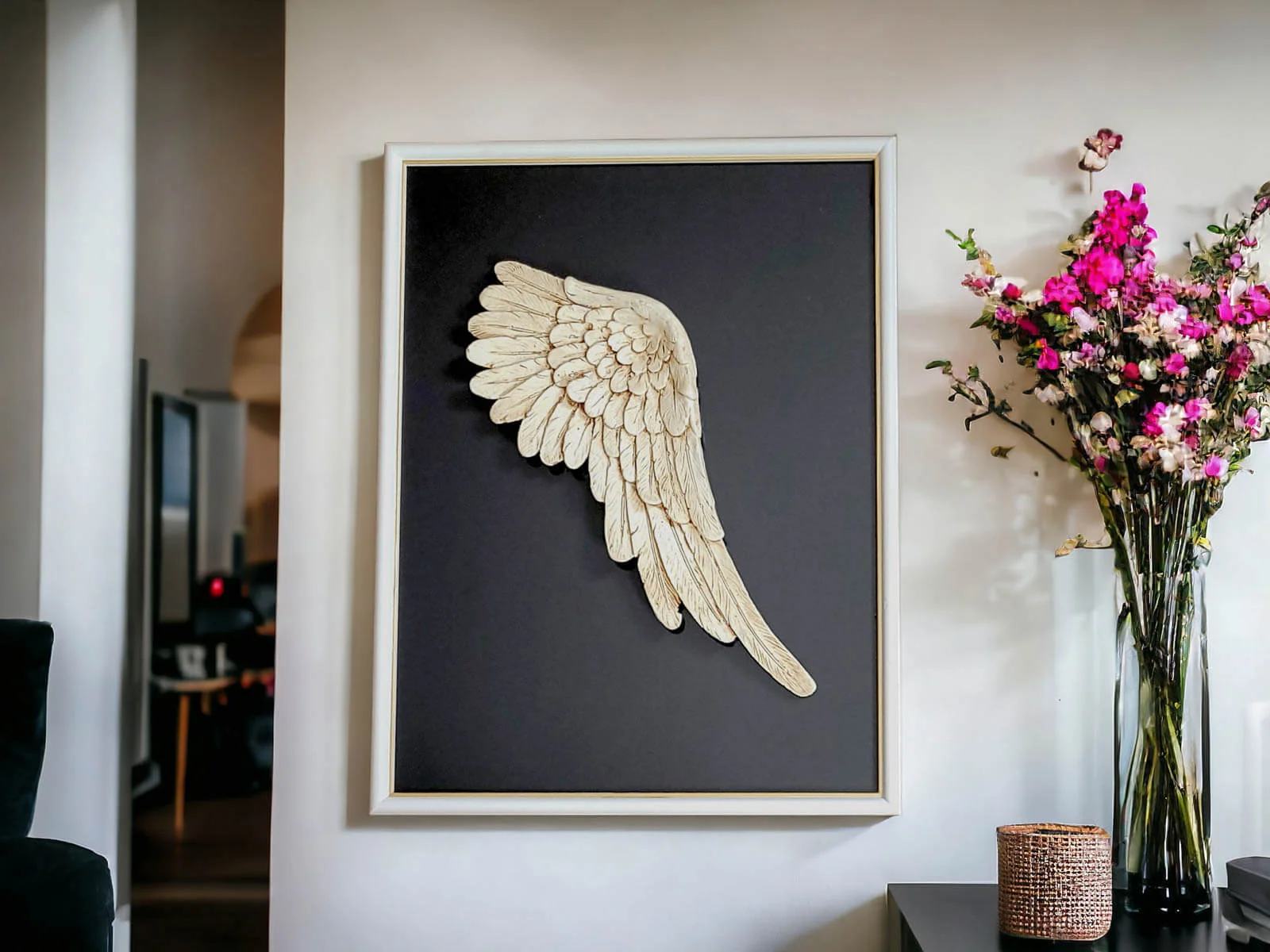 Skrzydło Anioła w ramce